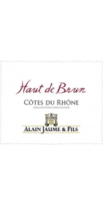 Alain Jaume Cotes Du Rhone Rouge Haut de Brun 2021