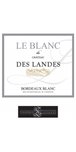 Le Blanc du Chateau des Landes Bordeaux Blanc 2022