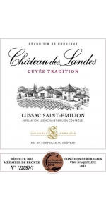 Landes Cuvee Tradition Lussac Saint Emilion 2020
